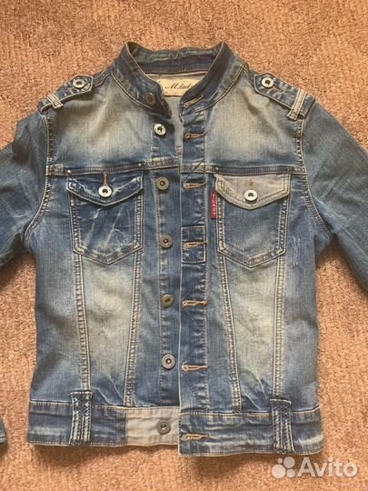 Джинсовая куртка на подростка
