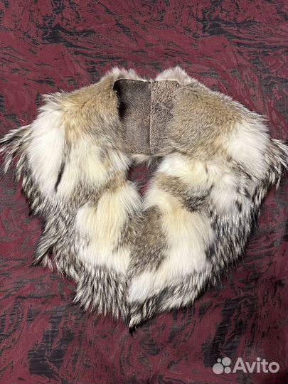 Меховой воротник лиса/песец