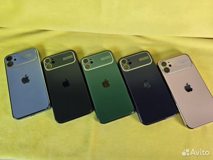 Чехол стекляный iPhone 11