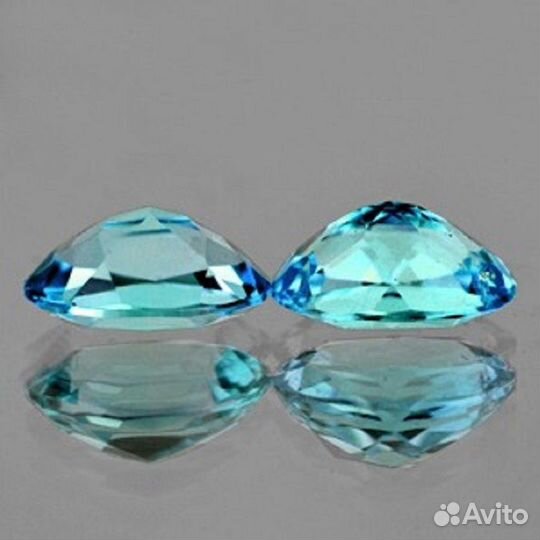 Циркон натуральный 2,50Ct 7х5 мм 1к-кт VVS овал