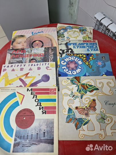 Виниловые пластинки СССР детские сказки,музыка