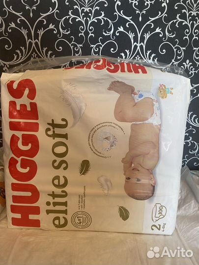 Подгузники huggies elite soft 2