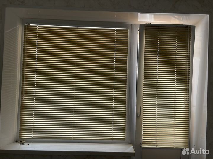Жалюзи горизонтальные металлические бу