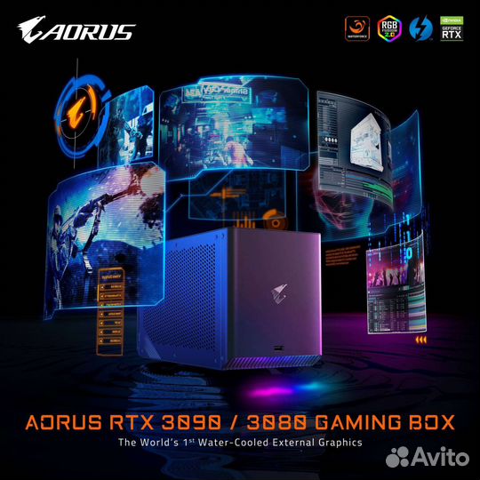 Внешняя видеокарта Gigabyte Aorus RTX 3080