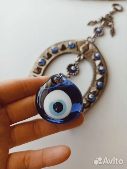 Подкова оберег глаз Фатимы (Турция)