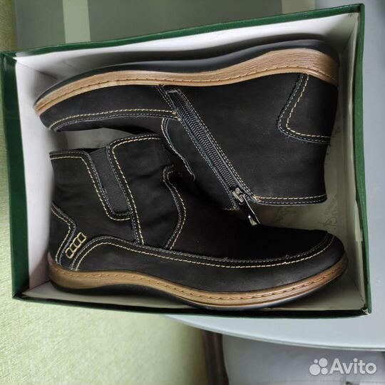 Полусапожки нубук демисезонные женские 40 б/у