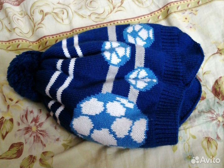 Шапка двойная детская