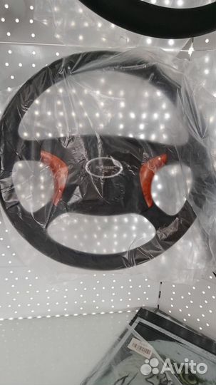 Руль для а/м Газель Бизнес-deluxe под дерево (4 лу