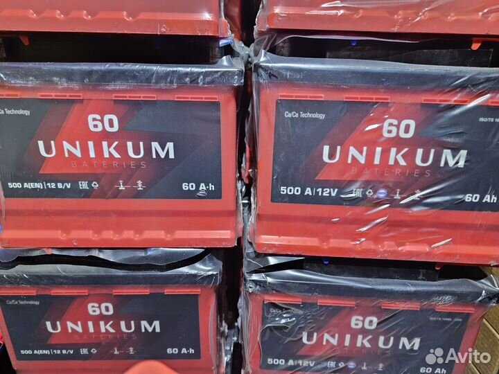 Аккумулятор Unikum 60 a/h