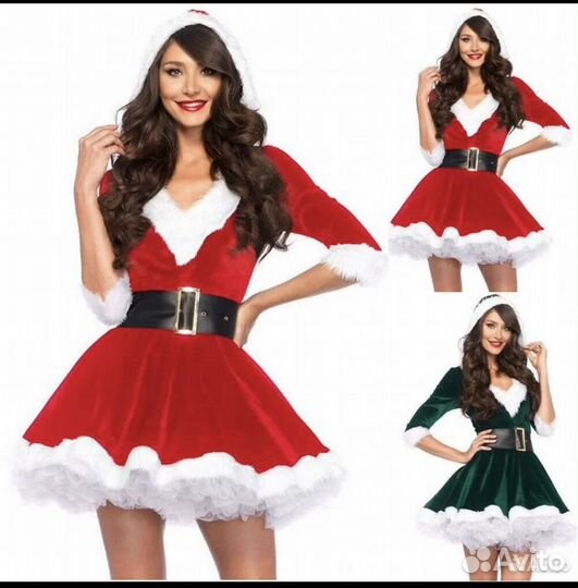 Новогодний костюм Мисс Санта