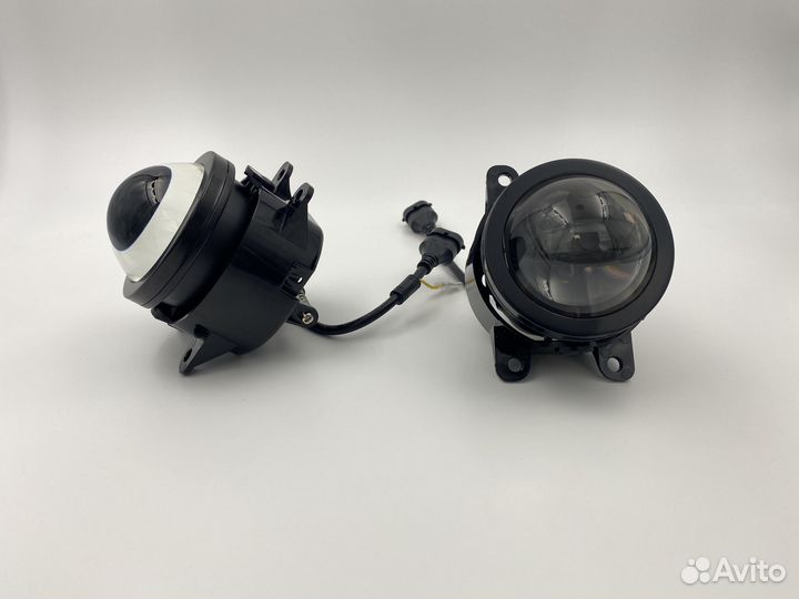 100W Bi LED линза птф яркий свет (ун.креп.)