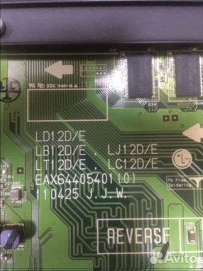 Main LG 42LV571S EAX64405401(0) EAX64104702 LD12D