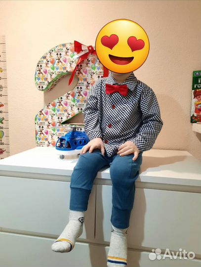 Рубашка для мальчика 86