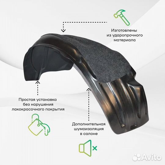 Подкрылок передний правый LADA X-Ray