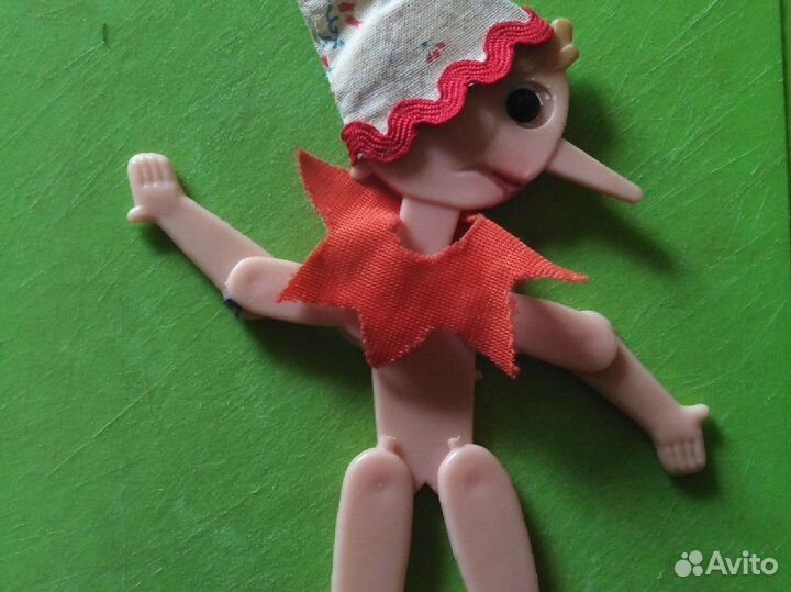 Шарнирная игрушка СССР Буратино