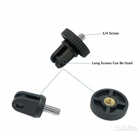 Адаптер штатива 1/4 для insta360, GoPro