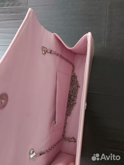 Клатч розовый