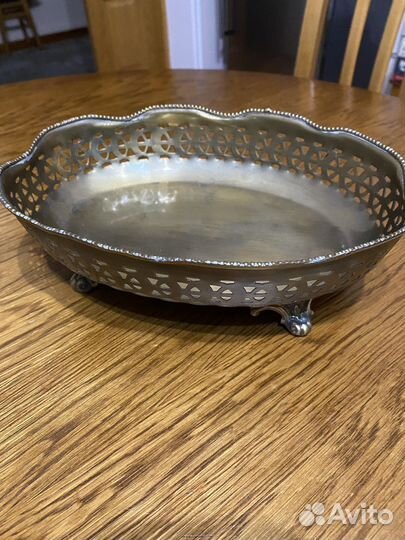 Конфетница латунь