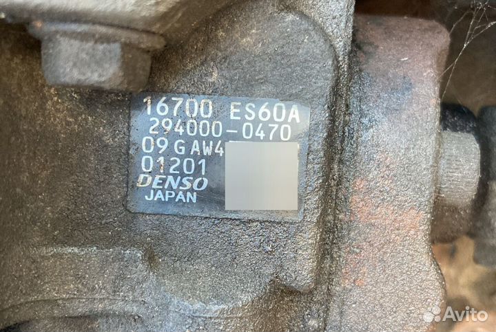 Тнвд nissan x-trail