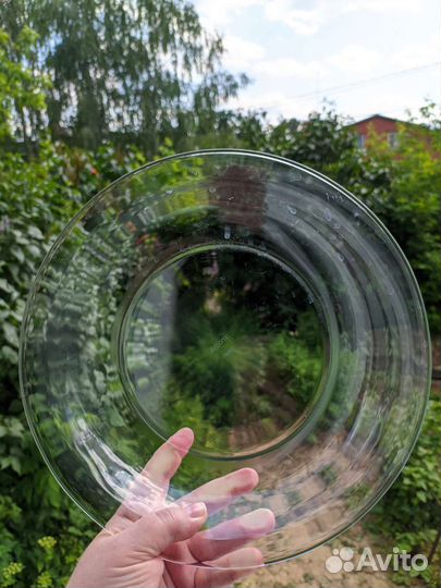 Тарелка блюдо глубокое стекло франция