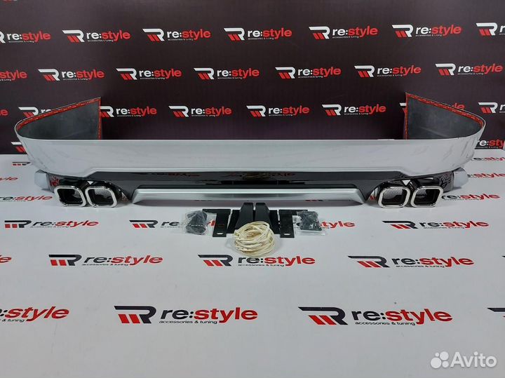 Губа задняя Toyota Land Cruiser Prado 120