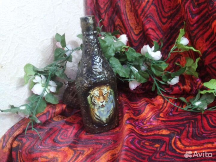 Бутылка стеклянная для дизайна творчества хранения