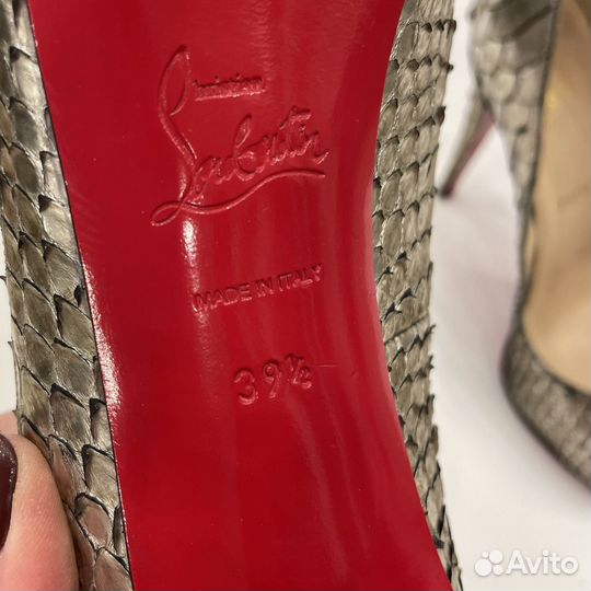 Туфли christian louboutin 39,5 босоножки оригинал