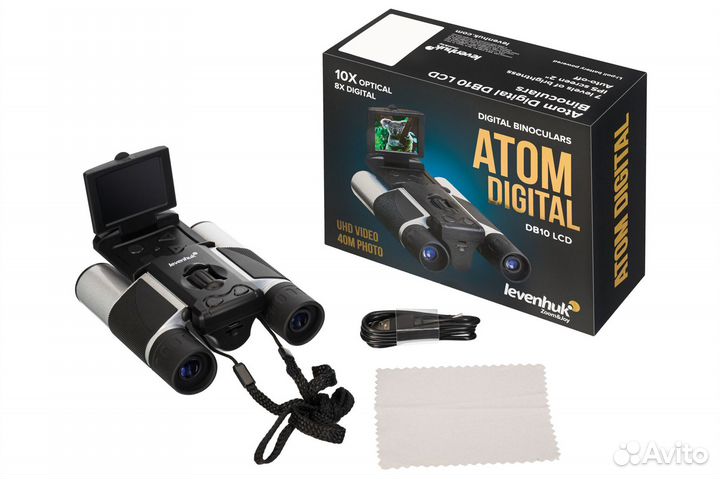 Бинокль цифровой Levenhuk Atom Digital DB10 LCD