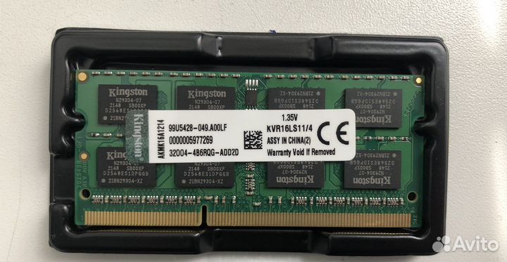 Оперативная память ddr3l 4 gb
