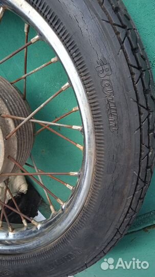 Колесо с мотоцикла Ява в сборе