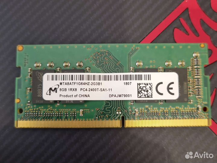 Оперативная память Micron 8gb mta8atf1g64hz-2g3b1