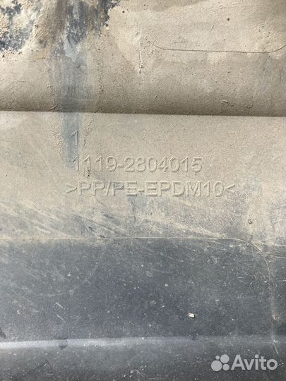 Задний бампер лада калина хечбек