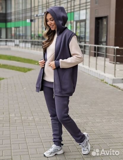 Костюм тройка теплый