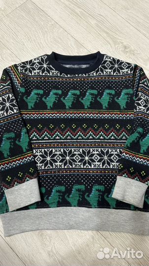Свитер новогодний next 110