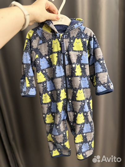 Флисовый комбинезон crockid 68