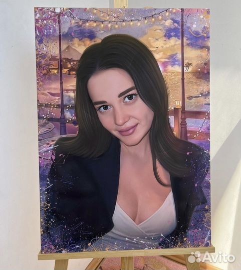 Печать картины на холсте