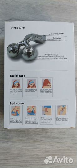 Новый ролик для лица, 3д массажёр для лица и тела