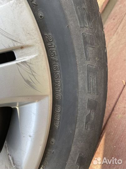 Продается комплект летних колес на дисках