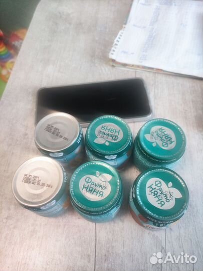 Детское питание пюре мясное