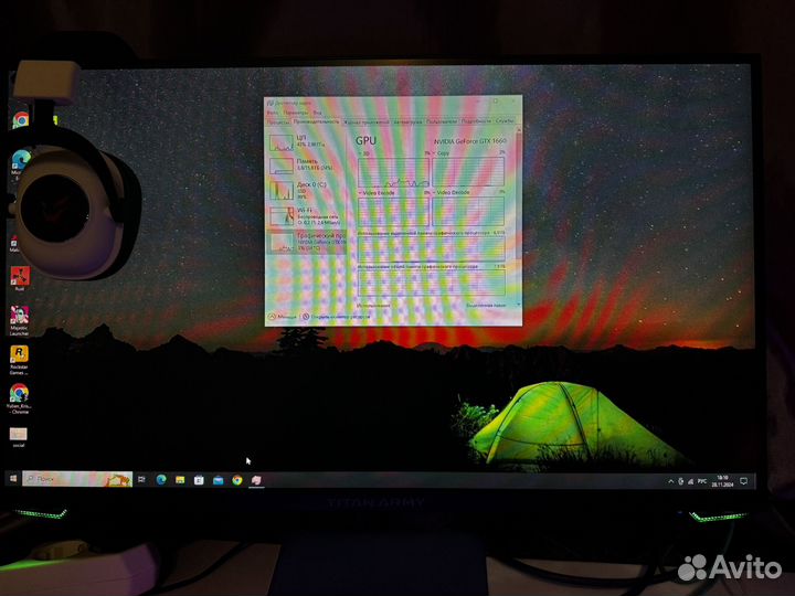 Игровой системный блок с монитором 165 hz