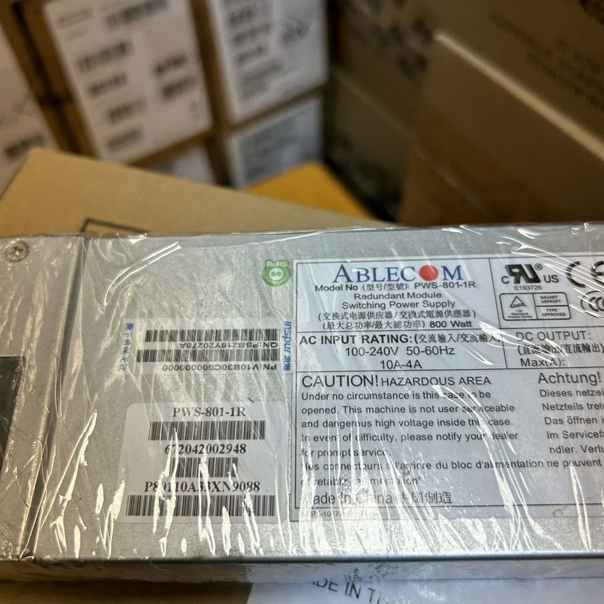 [PWS-801-1R] Блок Питания Supermicro 800w Бу Pws-801-1r