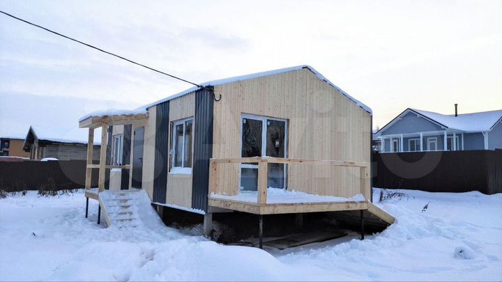 Дом 52,4 м² на участке 9,6 сот.