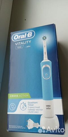 Электрическая зубная щетка braun oral-b оригинал