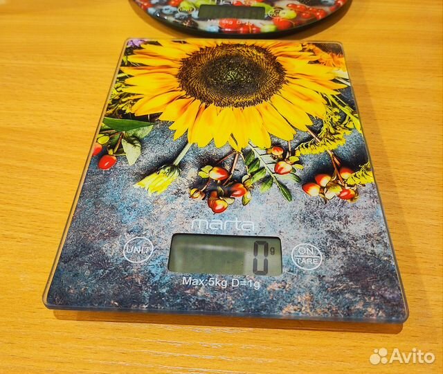 Весы кухонные, новые до 5 кг, стекло