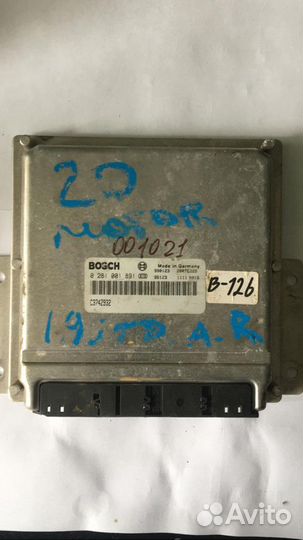 Блок управления двигателем Alfa Romeo 156 02810018