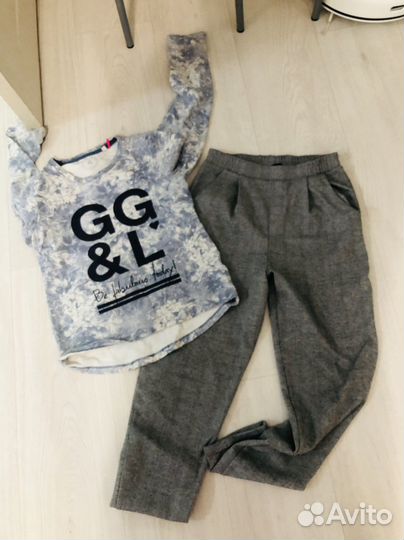 Пакет вещей девочке 9-10 лет за все 1500