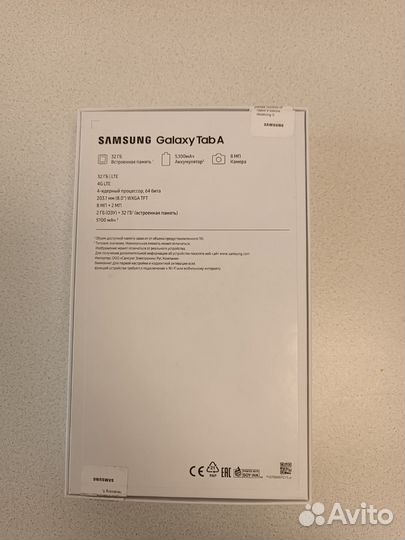 Планшет Samsung galaxy tab a