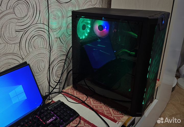 Игровой компьютер Intel Xeon 2640v4 16g ddr4 rx580