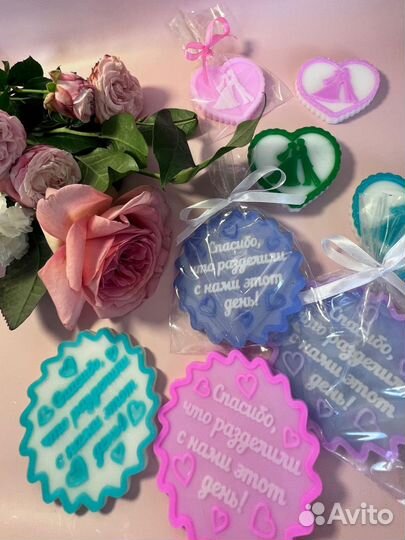 Мыло ручной работы подарок гостям