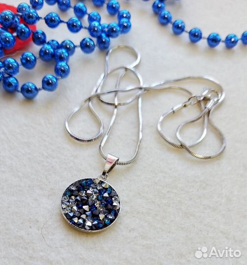 Серьги, кольцо, подвеска Swarovski rocks